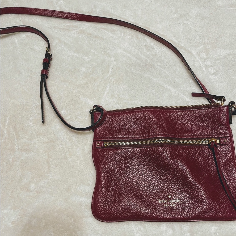 Maroon Kate spade cross body